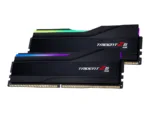 Atminties modulis G.Skill Trident Z5 RGB, matomas iš šono, su aiškiai matomais LED apšvietimu