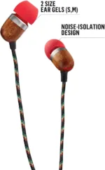Marley   Earbuds   Smile Jamaica   Wired   In-ear   Microphone   Red