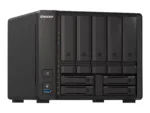 QNAP   9-Bay QuTS hero NAS   TS-H973AX-8G   Up to 9 HDD/SSD Hot-Swap   AMD Ryzen   Ryzen V1500B Quad-Core   Processor frequency 2.2 GHz   8 GB   DDR4