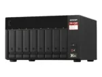 QNAP   8-Bay QTS and QuTS hero NAS   TS-873A-8G   Up to 8 HDD/SSD Hot-Swap   AMD Ryzen   Ryzen V1500B Quad-Core   Processor frequency 2.2 GHz   8 GB   DDR4