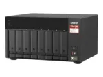 QNAP   8-Bay QTS and QuTS hero NAS   TS-873A-8G   Up to 8 HDD/SSD Hot-Swap   AMD Ryzen   Ryzen V1500B Quad-Core   Processor frequency 2.2 GHz   8 GB   DDR4