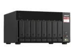 QNAP   8-Bay QTS and QuTS hero NAS   TS-873A-8G   Up to 8 HDD/SSD Hot-Swap   AMD Ryzen   Ryzen V1500B Quad-Core   Processor frequency 2.2 GHz   8 GB   DDR4