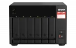 QNAP   6-Bay QTS and QuTS hero NAS   TS-673A-8G   Up to 6 HDD/SSD Hot-Swap   AMD Ryzen   Ryzen V1500B Quad-Core   Processor frequency 2.2 GHz   8 GB   DDR4