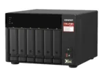 QNAP   6-Bay QTS and QuTS hero NAS   TS-673A-8G   Up to 6 HDD/SSD Hot-Swap   AMD Ryzen   Ryzen V1500B Quad-Core   Processor frequency 2.2 GHz   8 GB   DDR4