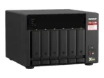 QNAP   6-Bay QTS and QuTS hero NAS   TS-673A-8G   Up to 6 HDD/SSD Hot-Swap   AMD Ryzen   Ryzen V1500B Quad-Core   Processor frequency 2.2 GHz   8 GB   DDR4