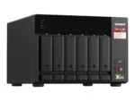 QNAP   6-Bay QTS and QuTS hero NAS   TS-673A-8G   Up to 6 HDD/SSD Hot-Swap   AMD Ryzen   Ryzen V1500B Quad-Core   Processor frequency 2.2 GHz   8 GB   DDR4