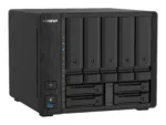 QNAP   9-Bay QTS NAS   TS-932PX-4G   Up to 9 HDD/SSD Hot-Swap   AnnapurnaLabs Alpine   AL324 ARM Cortex-A57 Quad-Core   Processor frequency 1.7 GHz   4 GB   DDR4