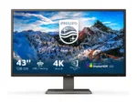 Philips   P Line   439P1/00   43 ”   VA   4K UHD   16:9   60 Hz   4  ms   3840 x 2160   400 cd/m²   Headphone output   HDMI ports quantity 3   Warranty 36 month(s)
