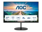 AOC   Monitor   U27V4EA   27 ”   IPS   UHD   16:9   60 Hz   4 ms   3840 x 2160   350 cd/m²   Headphone out (3.5mm)   HDMI ports quantity 2   Black   Warranty 36 month(s)