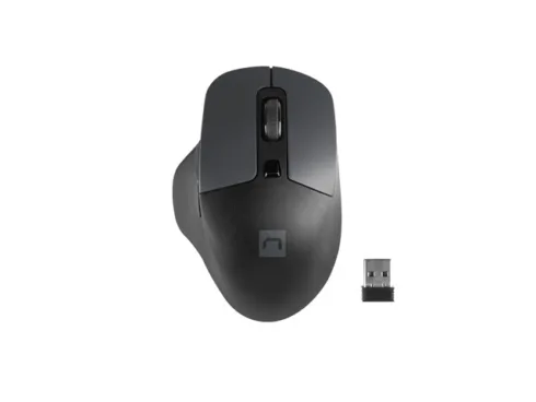 Natec Mouse, BlackBird 2, Silent, Wireless, 1600 DPI, Optical, Black   Natec   Mouse   Optical   Wireless   Black/Gray