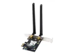 AX1800 Dual-Band Bluetooth 5.2 PCIe Wi-Fi Adapter   PCE-AX1800   802.11ax   574+1201 Mbit/s   Mesh Support No   MU-MiMO Yes   No mobile broadband   Antenna type External