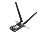 AX1800 Dual-Band Bluetooth 5.2 PCIe Wi-Fi Adapter   PCE-AX1800   802.11ax   574+1201 Mbit/s   Mesh Support No   MU-MiMO Yes   No mobile broadband   Antenna type External