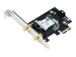 AX1800 Dual-Band Bluetooth 5.2 PCIe Wi-Fi Adapter   PCE-AX1800   802.11ax   574+1201 Mbit/s   Mesh Support No   MU-MiMO Yes   No mobile broadband   Antenna type External