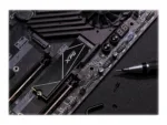 M.2 2280 SSD su PCIe Gen4x4 sąsaja, matomas iš šono