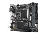 Gigabyte   H610I DDR4 1.0 M/B   Processor family Intel   Processor socket  LGA1700   DDR4 DIMM   Memory slots 2   Supported hard disk drive interfaces 	SATA, M.2   Number of SATA connectors 4   Chipset Intel H610 Express   Mini-ITX