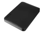 Išorinis HDD Canvio Ready, juodas, matomas iš šono su USB 3.2 Gen1 prievadu