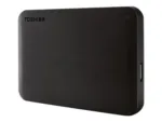 Išorinis HDD Canvio Ready, matomas iš šono, rodo USB 3.2 jungtį