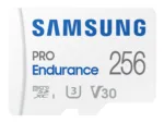 MicroSD kortelė Samsung PRO Endurance su SD adapteriu, matoma iš šono