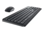 Dell   Keyboard and Mouse   KM3322W   Keyboard and Mouse Set   Wireless   Batteries included   US   Black   Wireless connection