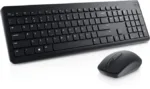 Dell   Keyboard and Mouse   KM3322W   Keyboard and Mouse Set   Wireless   Batteries included   Russian   Black   Wireless connection