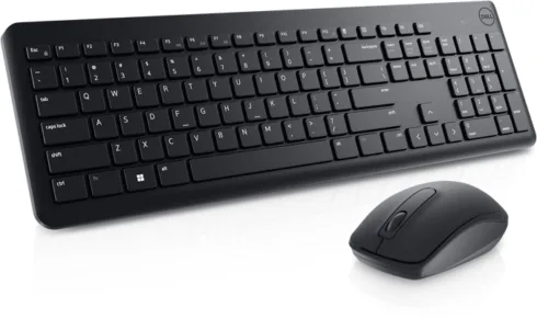 Dell   Keyboard and Mouse   KM3322W   Keyboard and Mouse Set   Wireless   Batteries included   Russian   Black   Wireless connection