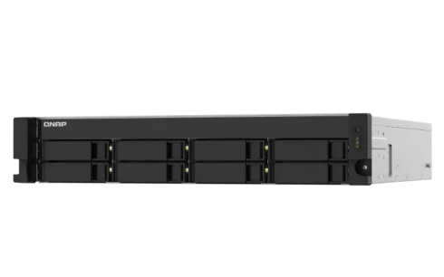 QNAP   8-Bay NAS   TS-832PXU-RP-4G   Up to 8 HDD Hot-swap   AnnapurnaLabs Alpine   AL324 ARM Cortex-A57 Quad-Core   Processor frequency 1.7 GHz   4 GB   DDR4