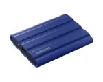 SAMSUNG T7 nešiojamas SSD, matomas iš šono su USB 3.2 jungtimi