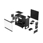 Fractal Design   Pop Air   Side window   Black TG Clear Tint   ATX, mATX, Mini ITX   ATX
