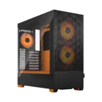 Fractal Design   Pop Air RGB   Side window   Orange Core TG Clear Tint   ATX, mATX, Mini ITX   ATX