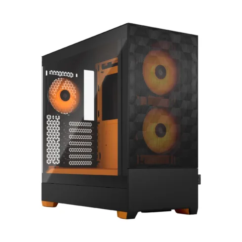 Fractal Design   Pop Air RGB   Side window   Orange Core TG Clear Tint   ATX, mATX, Mini ITX   ATX