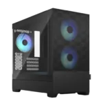 Fractal Design   Pop Mini Air RGB   Side window   Black TG Clear Tint   mATX, Mini ITX   ATX