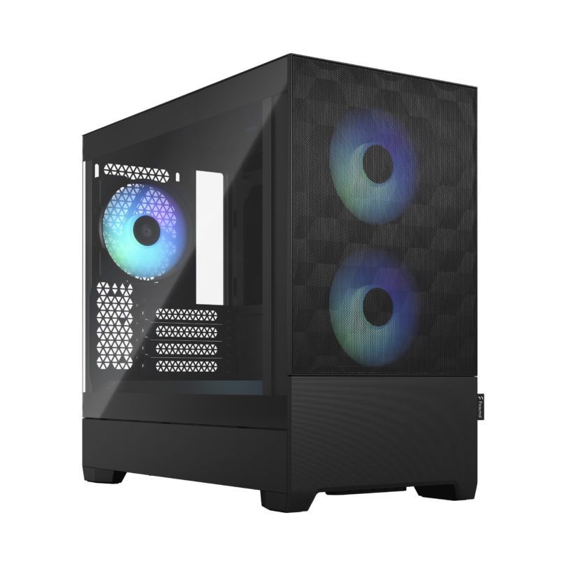 364823-fd-c-por1m-06-7340172703600-0.webp Fractal Design Pop Mini Air RGB Side window Black TG Clear Tint mATX, Mini ITX ATX