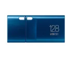 USB atmintinė Samsung MUF-128DA/APC, vaizdas iš šono su matomais jungtimis