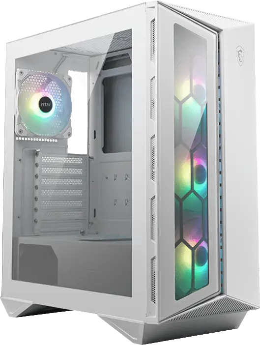 366746-mpg-gungnir-110r-white-4719072899301-0.webp MSI MPG GUNGNIR 110R Side window White Mid-Tower ATX