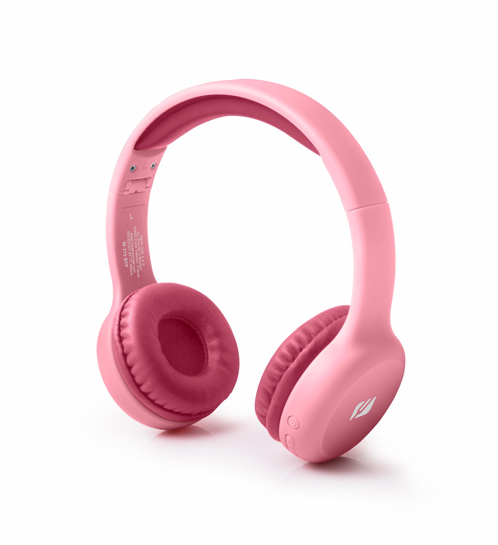 367020-m-215btp-3700460207571-0.webp Muse Stereo Kids Headphones M-215BTP Over-Ear Wireless