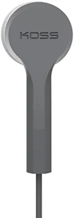 Koss   Headphones   KEB9iGRY   Wired   In-ear   Microphone   Gray