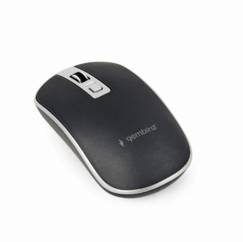 Gembird optinė USB pelė MUS-4B-06-BS, juoda/sidabrinė