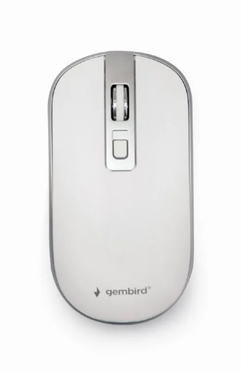 Belaidė optinė pelė Gembird MUSW-4B-05, USB jungtis, balta