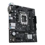 Asus   PRIME H610M-R D4-SI   Processor family Intel   Processor socket LGA1700   DDR4 DIMM   Memory slots 2   Supported hard disk drive interfaces SATA, M.2   Number of SATA connectors 4   Chipset Intel H610   Mic-ATX