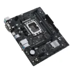 Asus   PRIME H610M-R D4-SI   Processor family Intel   Processor socket LGA1700   DDR4 DIMM   Memory slots 2   Supported hard disk drive interfaces SATA, M.2   Number of SATA connectors 4   Chipset Intel H610   Mic-ATX