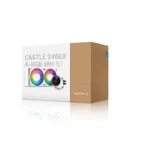 Deepcool   CASTLE 240EX A-RGB   White   Intel, AMD   CPU Liquid Cooler