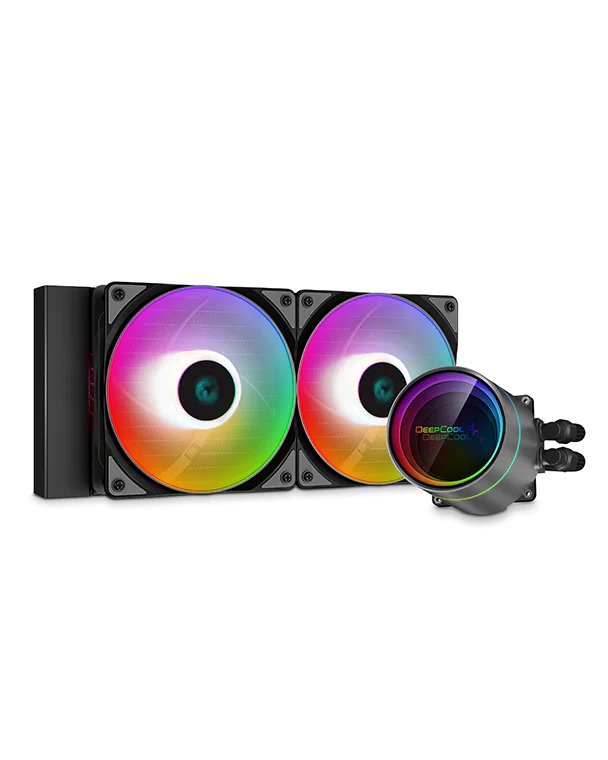 370208-dp-gs-h12w-csl240ex-ar-6933412727262-0.webp Deepcool CASTLE 240EX A-RGB Black Intel, AMD CPU Liquid Cooler