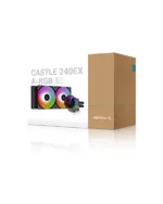 Deepcool   CASTLE 240EX A-RGB   Black   Intel, AMD   CPU Liquid Cooler