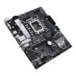 Asus   PRIME H610M-A WIFI D4   Processor family Intel   Processor socket  LGA1700   DDR4 DIMM   Memory slots 2   Supported hard disk drive interfaces 	SATA, M.2   Number of SATA connectors 4   Chipset  Intel H610   mATX