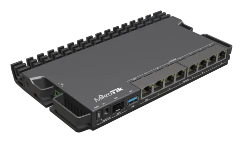 RouterBOARD   RB5009UPr+S+IN   No Wi-Fi   10/100/1000 Mbit/s   Ethernet LAN (RJ-45) ports 7   Mesh Support No   MU-MiMO No   No mobile broadband