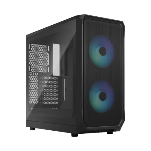 Fractal Design   Focus 2   Side window   RGB Black TG Clear Tint   Midi Tower   ATX
