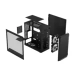Fractal Design   Focus 2   Side window   RGB Black TG Clear Tint   Midi Tower   ATX