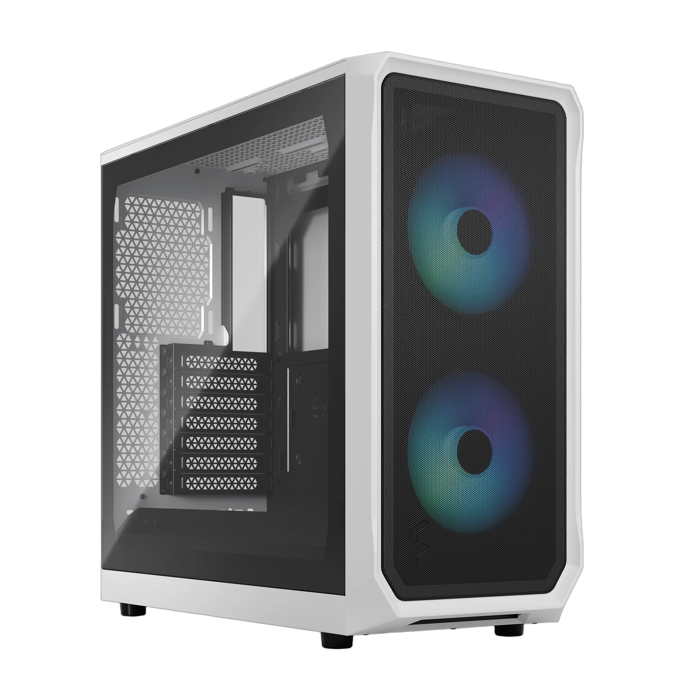 372782-fd-c-foc2a-04-7340172703488-0.webp Fractal Design Focus 2 Side window RGB White TG Clear Tint Midi Tower ATX