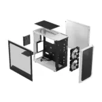 Fractal Design   Focus 2   Side window   RGB White TG Clear Tint   Midi Tower   ATX