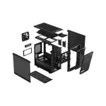 Fractal Design   Meshify 2 Nano   Side window   Black TG dark tint   ITX   ATX